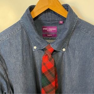 Spier & MacKay Denim Long Sleeve Shirt